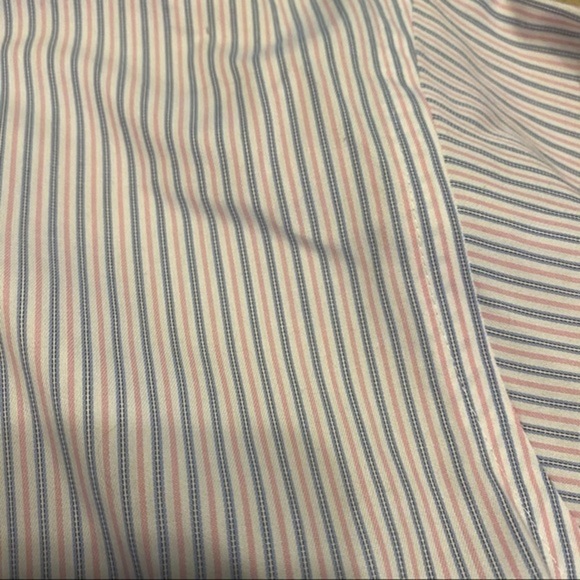 Chaps non-iron 17.5 pinstriped button up shirt - Picture 5 of 7